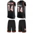 Nike Cincinnati Bengals #14 Andy Dalton Black Team Color Mens Stitched NFL Limited Tank Top Suit Jersey