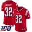 Nike New England Patriots #32 Devin McCourty Red Mens Stitched NFL Limited Inverted Legend 100th Season Jersey