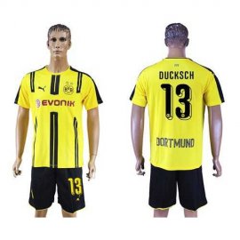 Dortmund #13 Ducksch Home Soccer Club Jersey