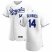 Kansas City Royals #14 Edward Olivares Mens Nike White Home 2020 Authentic Player MLB Jersey
