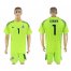 Mexico #1 CORONA Fluorescent Green Goalkeeper 2018 FIFA World Cup Soccer Jersey