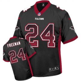 Nike Atlanta Falcons #24 Devonta Freeman Black Alternate Youth Stitched NFL Elite Drift Fashion Jersey