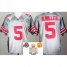 Ohio State Buckeyes 5 Braxton Miller Grey College Football NCAA Jerseys 2014 Discover Orange Bowl Game Patch