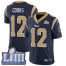 Nike Los Angeles Rams #12 Brandin Cooks Navy Blue Team Color Super Bowl LIII Bound Youth Stitched NFL Vapor Untouchable Limited Jersey