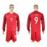 Portugal #9 Eser Home Long Sleeves Soccer Country Jersey