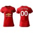 Womens Manchester United Personalized Home Soccer Club Jersey