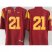 Trojans #21 Red Limited Stitched NCAA Jersey