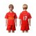Liverpool #17 Sakho Red Home Kid Soccer Club Jersey