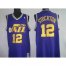 Utah Jazz 12 Stockton Purple Swingman Jerseys Cheap