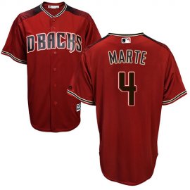 Arizona Diamondbacks #4 Ketel Marte Sedona Red Alternate Stitched Youth MLB Jersey