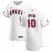 Los Angeles Angels #10 Justin Upton Mens Nike White Home 2020 Authentic Player MLB Jersey