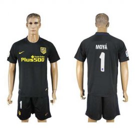 Atletico Madrid #1 Moya Away Soccer Club Jersey