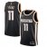 Mens Nike Atlanta Hawks #11 Trae Young Black NBA Swingman City Edition 2019 20 Jersey