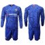 Chelsea Blank Home Long Sleeves Soccer Club Jersey