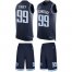 Nike Tennessee Titans #99 Jurrell Casey Navy Blue Team Color Mens Stitched NFL Limited Tank Top Suit Jersey