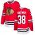 Adidas Chicago Blackhawks #38 Ryan Hartman Red Home Authentic Stitched NHL Jersey