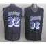 Los Angeles Lakers 32 Johnson Black Leopard Grain NBA Jersey Cheap