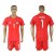 Egypt #1 Hadari Red Goalkeeper Soccer Country Jersey