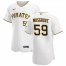 Pittsburgh Pirates #59 Joe Musgrove Mens Nike White Home 2020 Authentic Player MLB Jersey