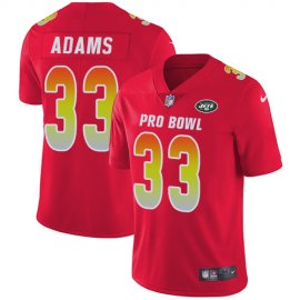 Nike New York Jets #33 Jamal Adams Red Youth Stitched NFL Limited AFC 2019 Pro Bowl Jersey