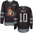 Adidas Ottawa Senators #10 Tom Pyatt Black 1917-2017 100th Anniversary Stitched NHL Jersey