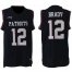 Nike New England Patriots #12 Tom Brady Navy Blue Team Color Mens Stitched NFL Limited Tank Top Jersey