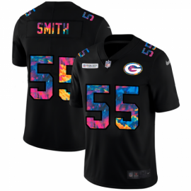 Green Bay Packers #55 ZaDarius Smith Mens Nike Multi-Color Black 2020 NFL Crucial Catch Vapor Untouchable Limited Jersey