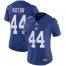 Nike New York Giants #44 Doug Kotar Royal Blue Team Color Womens Stitched NFL Vapor Untouchable Limited Jersey