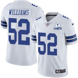 Nike Dallas Cowboys #52 Connor Williams White Mens Stitched With Established In 1960 Patch NFL Vapor Untouchable Limited Jersey