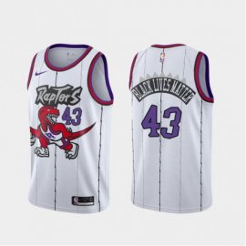 Toronto Raptors #43 Pascal Siakam BLM Jersey White