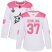Adidas Dallas Stars #37 Justin Dowling White/Pink Authentic Fashion Womens 2020 Stanley Cup Final Stitched NHL Jersey
