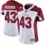 Nike Arizona Cardinals #43 Haason Reddick White Womens Stitched NFL Vapor Untouchable Limited Jersey