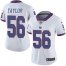 Nike New York Giants #56 Lawrence Taylor White Womens Stitched NFL Limited Rush Jersey