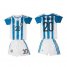 Argentina #20 Kun Aguero Home Kid Soccer Country Jersey
