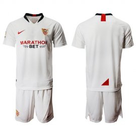 Sevilla Blank Home Soccer Club Jersey