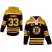 Boston Bruins #33 Zdeno Chara Black Sawyer Hooded Sweatshirt Stitched NHL Jersey