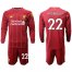 Liverpool #22 Mignolet Home Long Sleeves Soccer Club Jersey