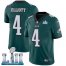 Nike Philadelphia Eagles #4 Jake Elliott Midnight Green Team Color Super Bowl LII Mens Stitched NFL Vapor Untouchable Limited Jersey