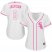 Chicago White Sox #8 Bo Jackson White/Pink Fashion Womens Stitched MLB Jersey