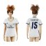 Womens Real Madrid #15 F.Coentrao Home Soccer Club Jersey