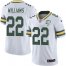 Nike Green Bay Packers #22 Dexter Williams White Mens 100th Season Stitched NFL Vapor Untouchable Limited Jersey