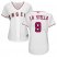Los Angeles Angels #9 Tommy La Stella White Home Womens Stitched MLB Jersey