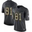 Nike Atlanta Falcons #81 Austin Hooper Black Youth Stitched NFL Limited 2016 Salute to Service Jersey