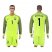 Brazil #1 Jefferson Shiny Green Long Sleeves Goalkeeper Soccer Country Jersey