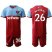 West Ham United #26 Masuaku Home Soccer Club Jersey