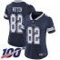 Nike Dallas Cowboys #82 Jason Witten Navy Blue Team Color Womens Stitched NFL 100th Season Vapor Limited Jersey