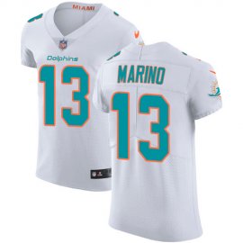 Nike Miami Dolphins #13 Dan Marino White Mens Stitched NFL Vapor Untouchable Elite Jersey