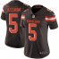 Nike Cleveland Browns #5 Case Keenum Brown Team Color Womens Stitched NFL Vapor Untouchable Limited Jersey