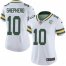 Nike Green Bay Packers #10 Darrius Shepherd White Womens 100th Season Stitched NFL Vapor Untouchable Limited Jersey