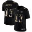 Green Bay Packers #17 Davante Adams Carbon Black Vapor Statue Of Liberty Limited NFL Jersey